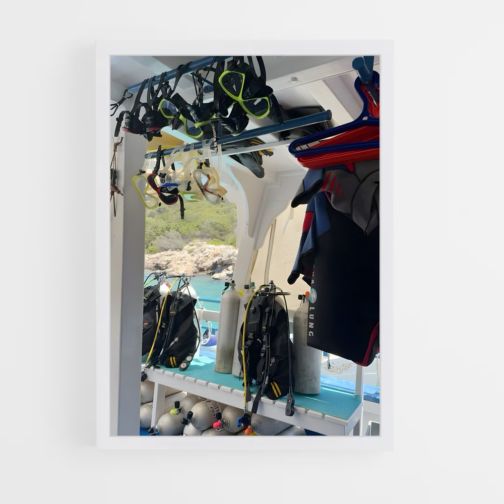 Poster Plongée en Profondeur – affiche Plongée sous-marine (vue 3)